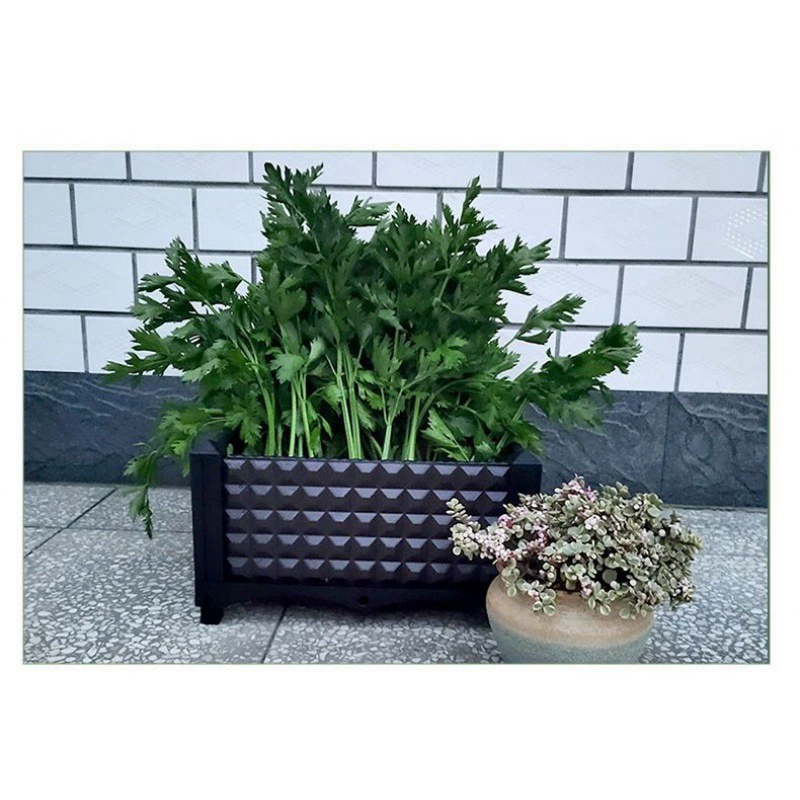 Цветочный ящик для посадки овощей горшок для посадки овощей семья балкон крыша ящик для посадки овощей горшок для посадки овощей очень большой прямоугольный цветочный горшок