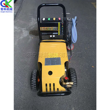 小型喷砂墙面打理机 可移动式除锈清洗机 手推便携式场跑道除胶机