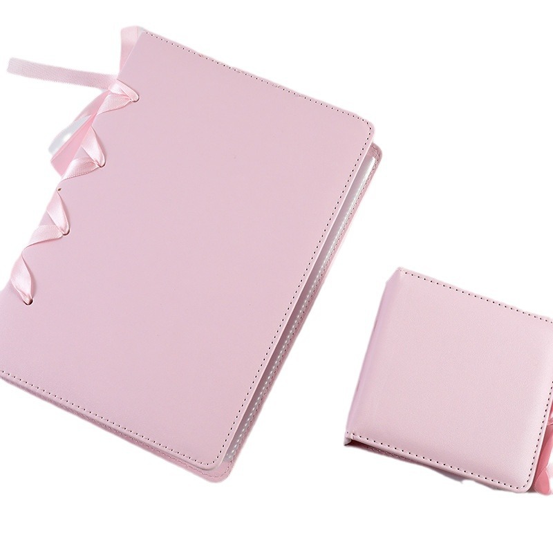 Carpeta de hojas sueltas mini con correa de arco de cuero – para álbumes de fotos y colecciones, venta al por mayor.