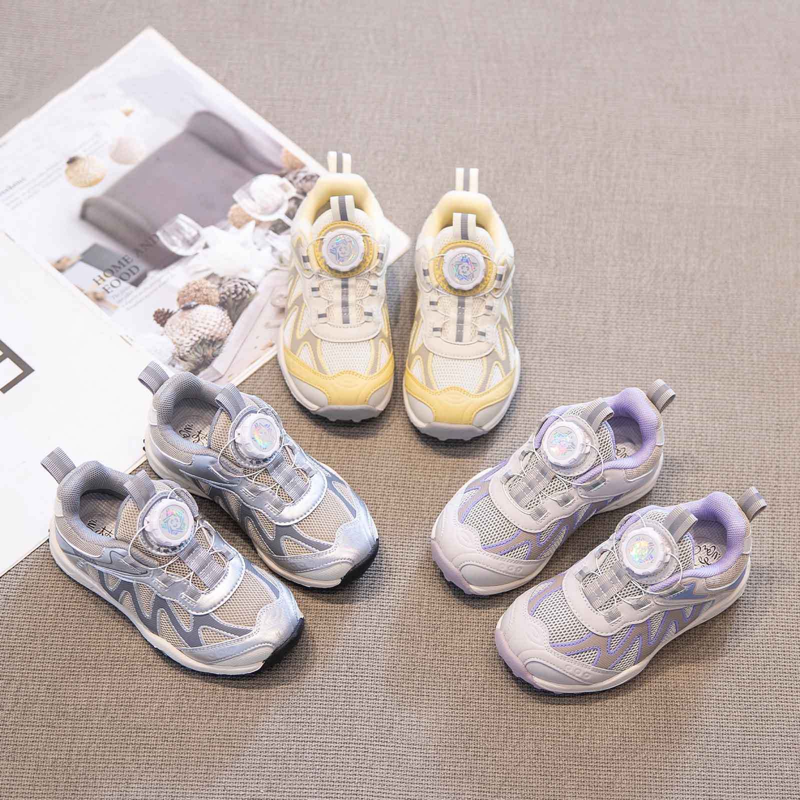 Children's Cut Out Anti-Slip Hiking Shoes 2025 Summer Girls' Thin Casual Running Shoes Boys' Outdoor Jogging Shoes