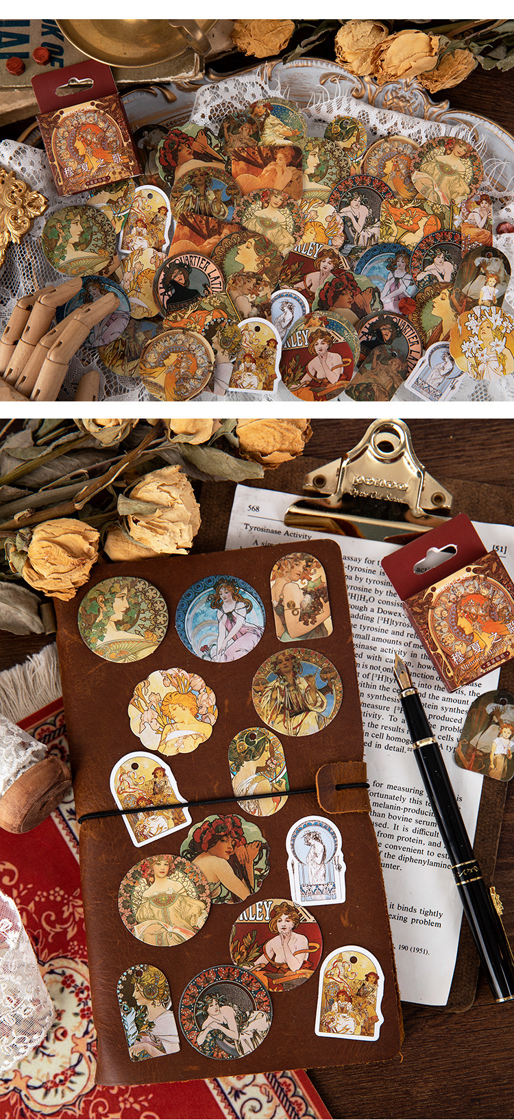 46 teile/schachtel Nette Erdbeere Frische Obst Pflanzen Blumen Kaffee Thema Zauberer Tagebuch Journaling DIY Kreative Siegel Aufkleber – Detail 31