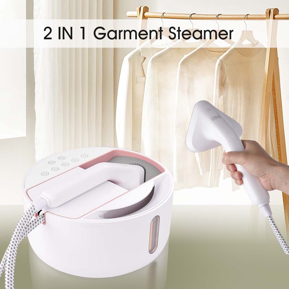 WINNING STAR Equipo de planchado doméstico transfronterizo Plancha de vapor Máquina de planchar colgante dos en uno Garment steamer image 3
