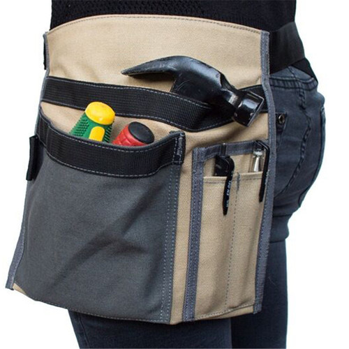 Special tool bag for electrician, carpenter and builder’s waist bag, durable canvas structure, adjustable tool bag manufacturer wholesale