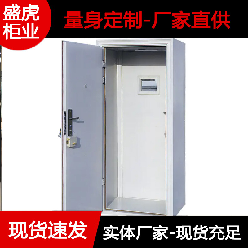 河北银行防尾随联动门二道互锁通道防爆门珠宝店金库碳钢库房门