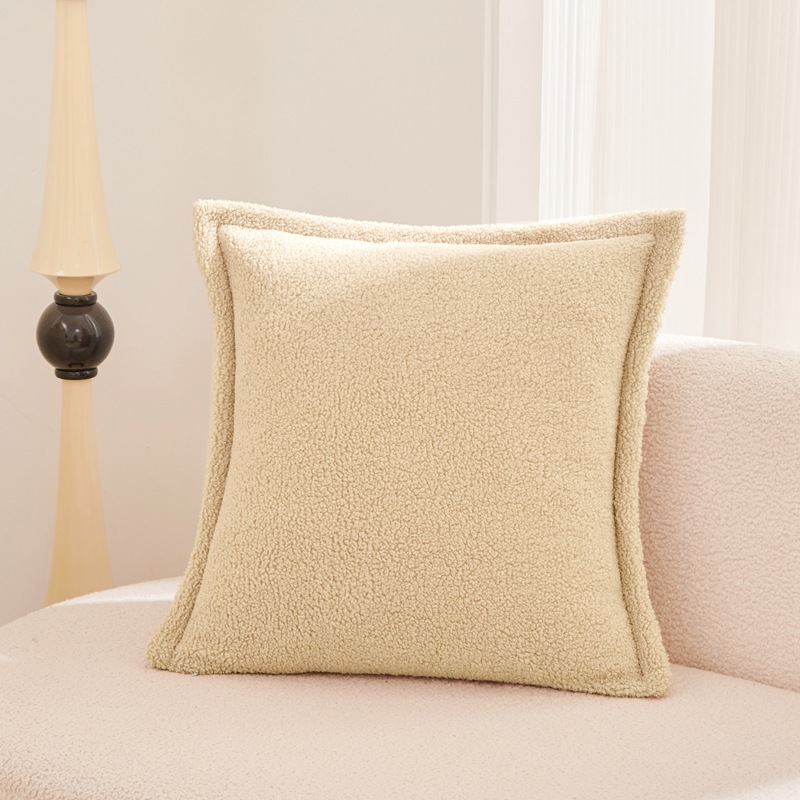 Almohada de peluche estilo Instagram de moda, linda almohada larga, almohada retorcible para sofá de sala de estar, cojín de dormitorio, almohada anudada.