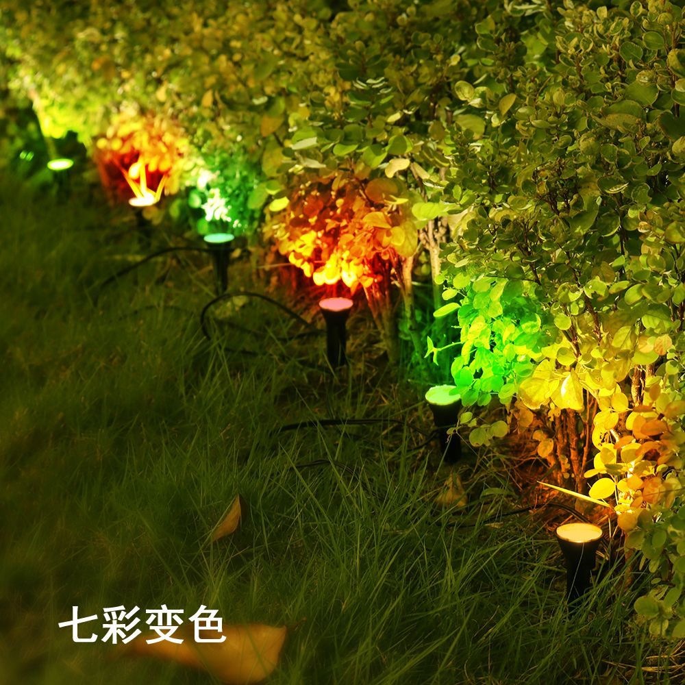 led灯太阳能户外圣诞节装饰灯暖白彩色6米10灯锂电池亮灯整晚