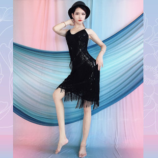 Baiya Qianhui 2025 New Belly Dance Jazz Dance Costume Oriental Dance Fusion Style Competition Dress Tassel Dress