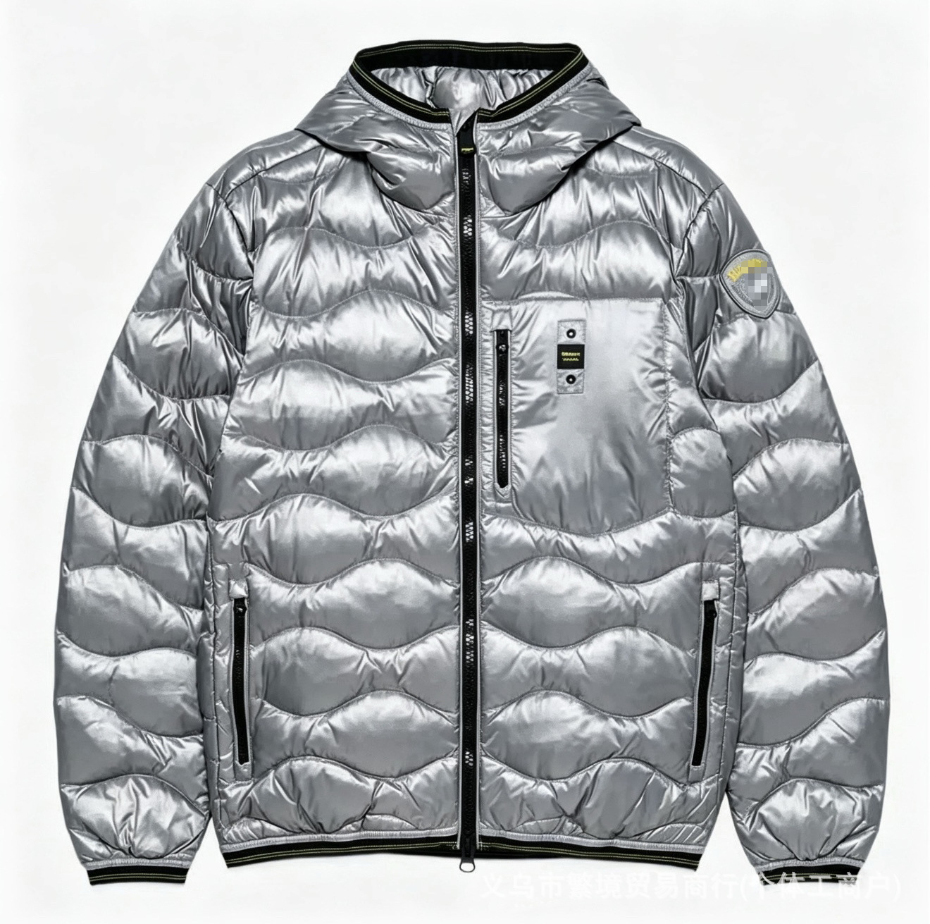 Chaqueta de Plumón con Capucha para Hombre de Poliéster y Plumón de Pato, Impermeable, Cortavientos, Térmico, para Invierno image 9