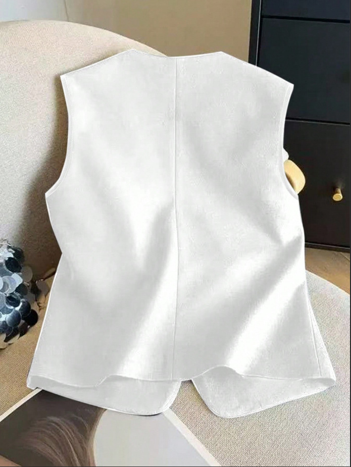 Chaleco elegante y ligero para mujer abrigo de lujo_voghion.com