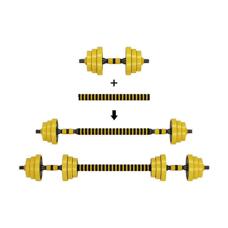 哑铃男士健身器材可调节重量家用举重杠铃套装组合可拆卸亚玲一对|ru