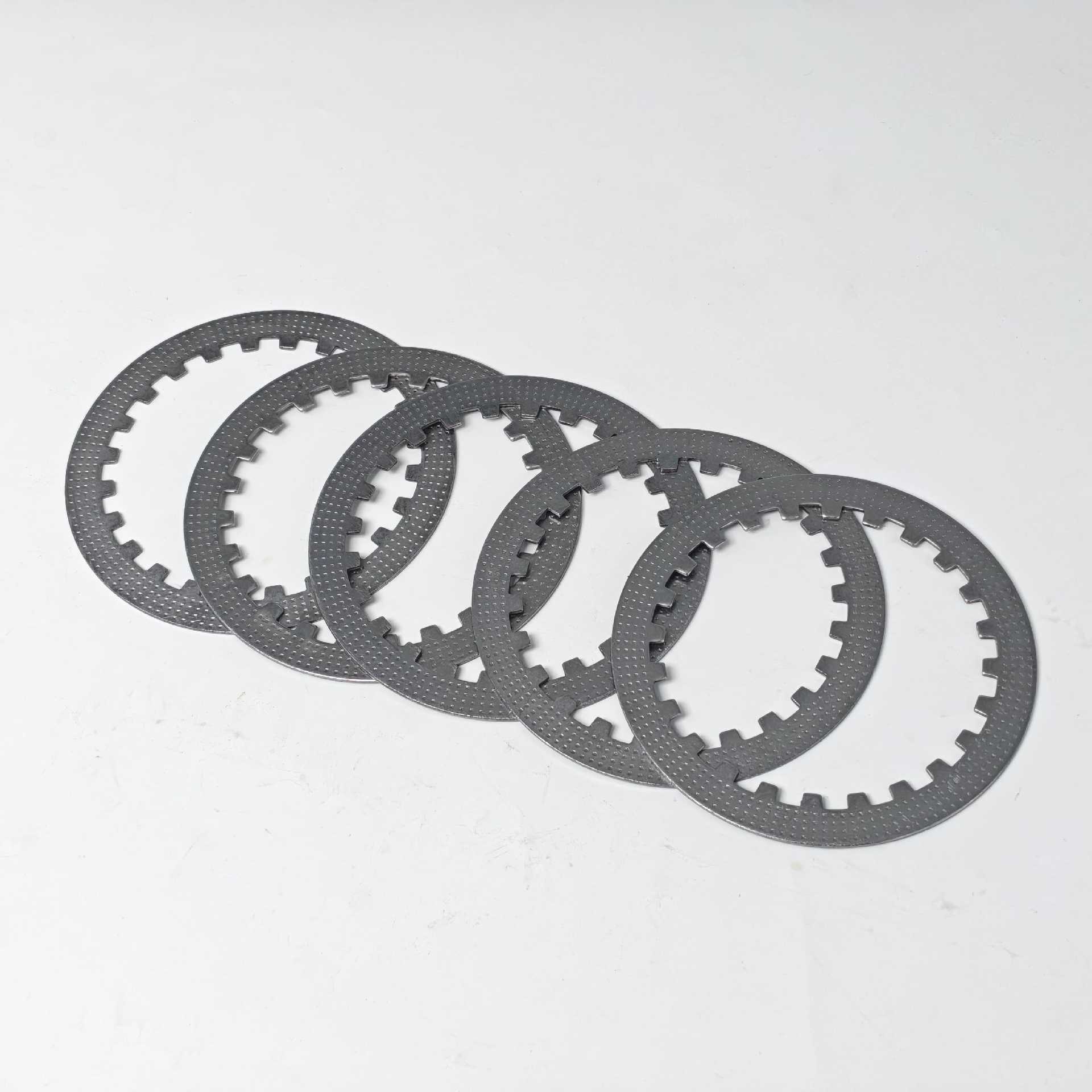 América del Sur África venta caliente BAJAJ NS200 placa de embrague de goma corcho placa de fricción de acero accesorios de motocicleta