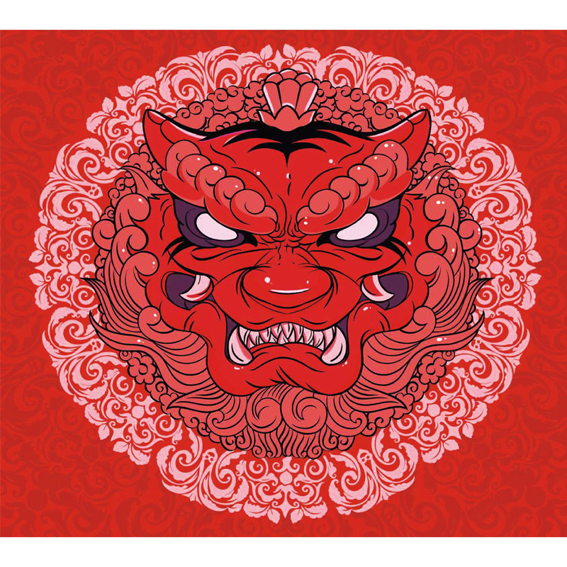 호랑이 부적-2 용