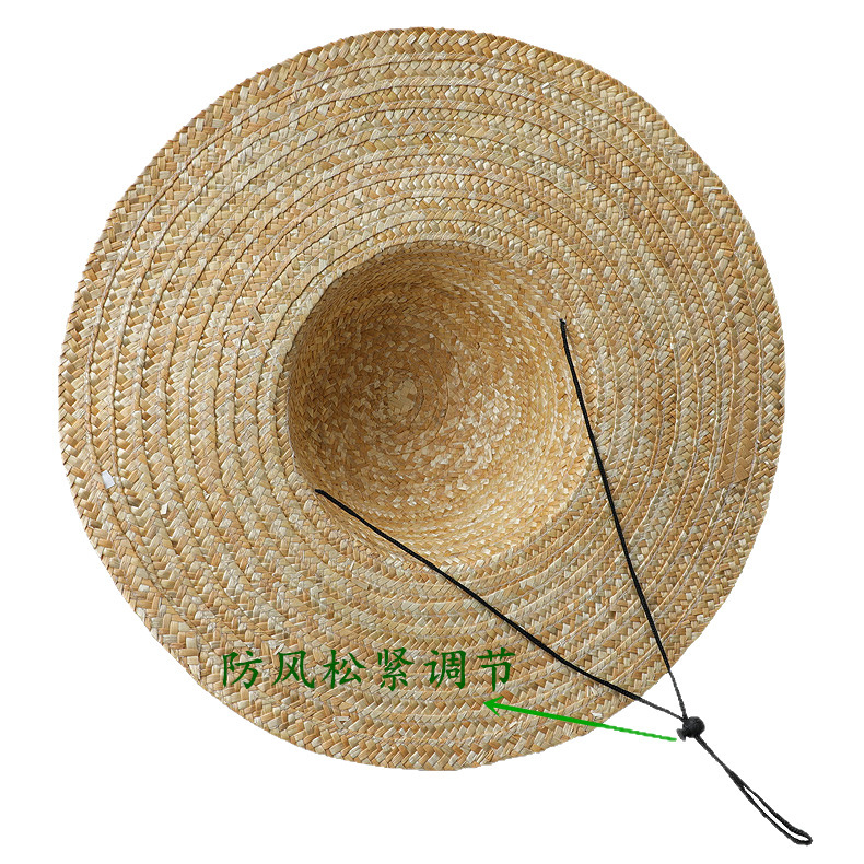 メーカー直供麦わら帽子麦わら帽子編み農業用農民大軒麦わら帽子日除け労働保護帽子男女夏大縁|undefined