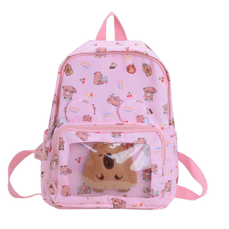 Mochila de moda para niños, nueva mochila casual con estampado de dibujos animados para niños y niñas, mochila de moda para bebés de gran capacidad