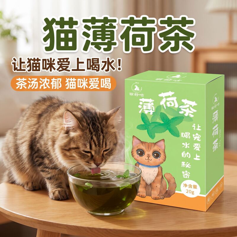 Catnip Tea Bags Help Cats Drink Water. Edible Catnip Can Regulate Cats' Emotions. Catnip Attracts Cats to Drink Water Catnip Tea Bags Help Cats Drink Water. Edible Catnip Can Regulate Cats' Emotions. Catnip Attracts Cats to Drink Water