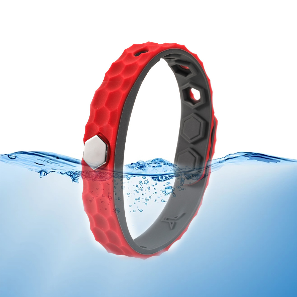 Pulsera antiestática de silicona antiestática inalámbrica pulsera de silicona de iones negativos deportes al aire libre correa de muñeca de los hombres