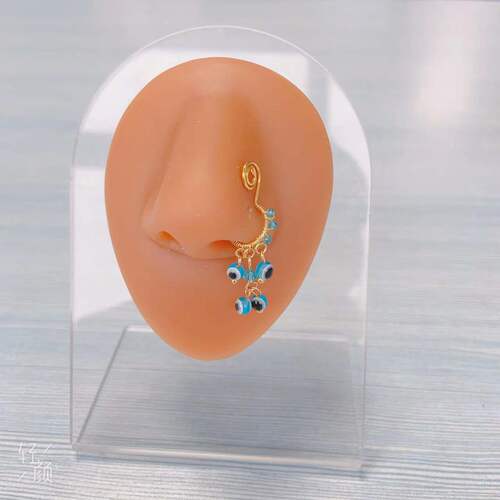 Gaby European and American cross-border eye nose ring beads nose ring nose jewelry nose nail holeless nose clip nose jewelry nose ring