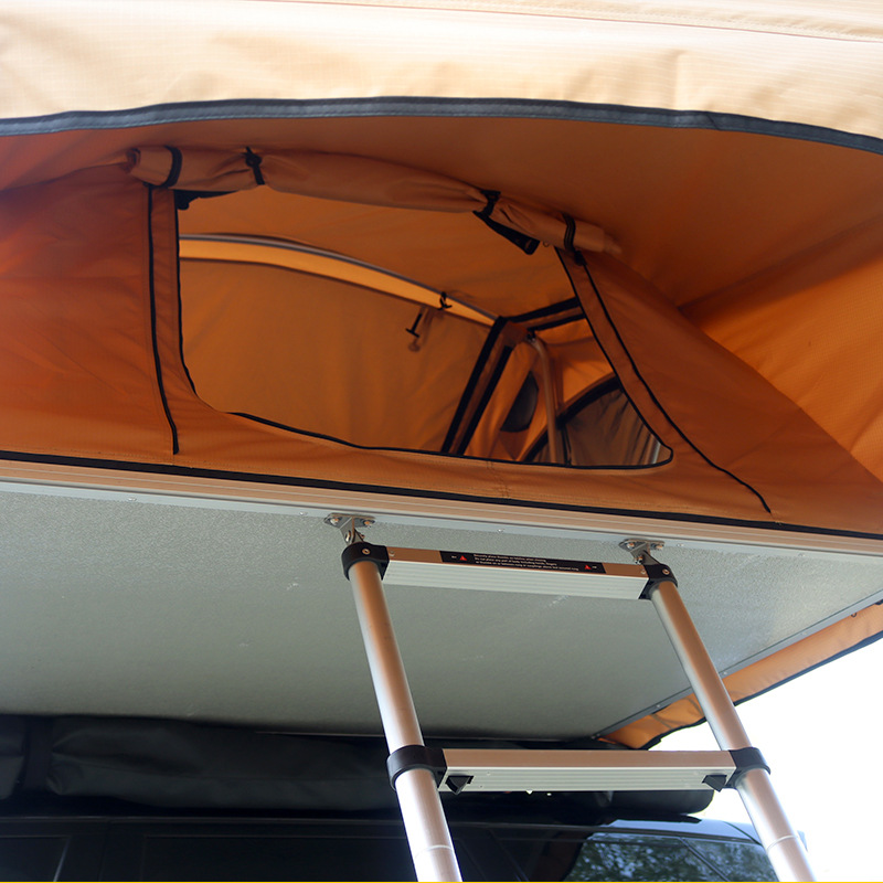 Carpa de techo para auto, de construcción libre, con techo suave, impermeable, protección solar, para camping, de fabricante al por mayor.