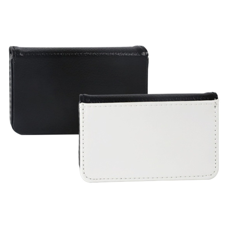 Factory wholesale thermal transfer Women's wallet sublimation clutch PU leather small card holder DIY blank l consumables
