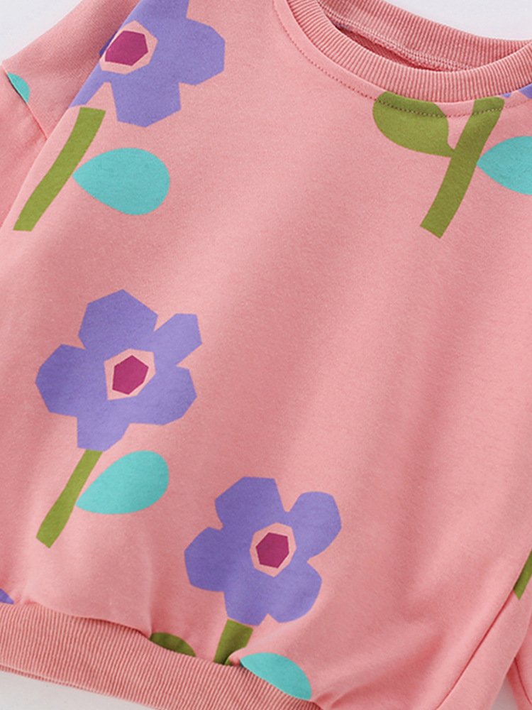 Trajes de niñas malwee transfronterizos otoño y invierno nuevos niños europeos y estadounidenses cuello redondo manga larga lindos dos juegos de niñas pequeñas