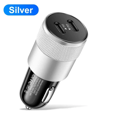 Steel Cannon Fast Charging Car – Mobil şarj cihazları - black-silver