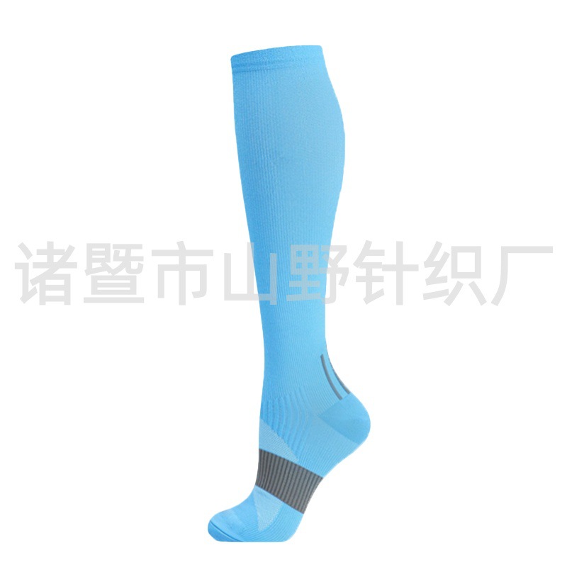 Calcetines Largos de Compresión Deportivos 200N de Nailon, Respirable y Absorción del Sudor, para Correr image 17