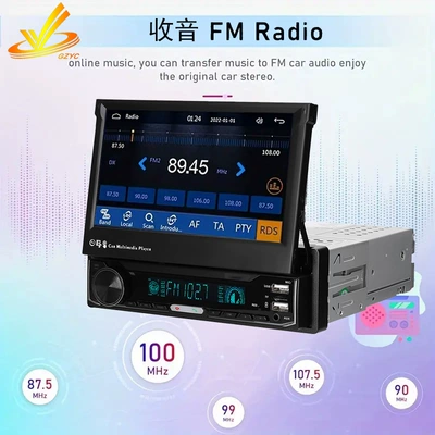 Multimedia Car Mp5 Reversing, Simsiz CarPlay və Android Auto
