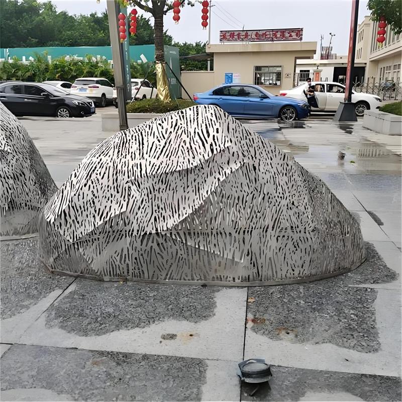 大型ステンレス彫刻異形鋼構造都市景観ホテル人物動物抽象金属屋外置物|undefined