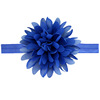 Children's ultrasonic hair accessory, shiffon cloth, elastic headband, European style, flowered, wholesale