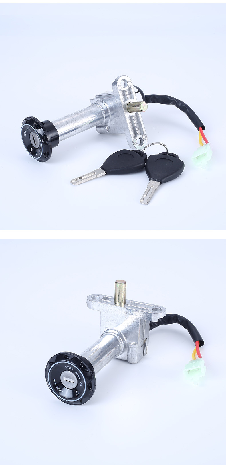 Extended Chagoge electric door lock for Yamaha Little Turtle King universal ignition switch, 2-wire/4-wire power lock cylinder for electric vehicles