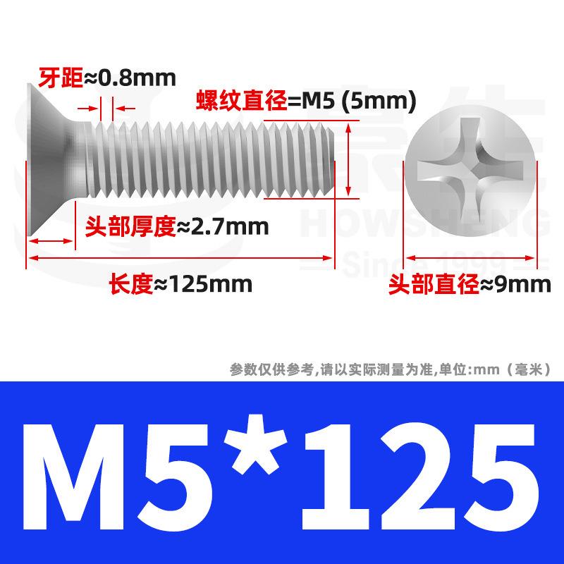 304ステンレスネジのネジの十字溝の平頭のネジのKMの機械の糸の小さいネジのm 2m 3m 4m 5m 6|undefined