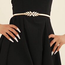 Y 99121 Metal Spring Chain Leaf Waist Belt ������� ���l