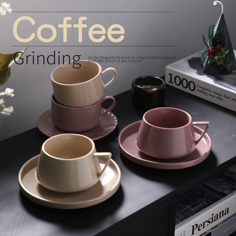 ins ceramic coffee cup home office hotel cafe afternoon tea amazon simple coffee cup suit