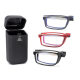 TR90 anti-blue light folding reading glasses men's portable elderly glasses women's stainless steel antenna telescopic legs wholesale