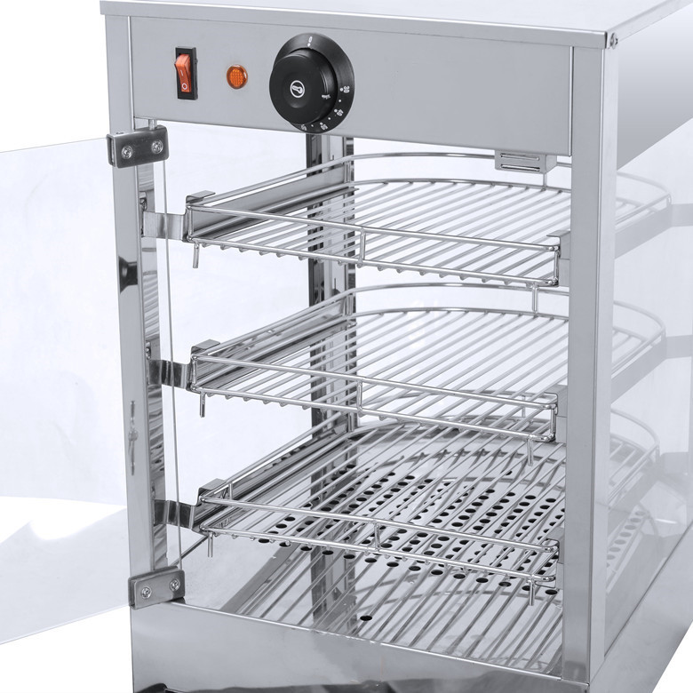 1P gabinete de aislamiento comercial temperatura constante pequeña hamburguesa eléctrica Pantalla de aislamiento de alimentos cocinados Caja de aislamiento de huevo Caja de aislamiento de alimentos