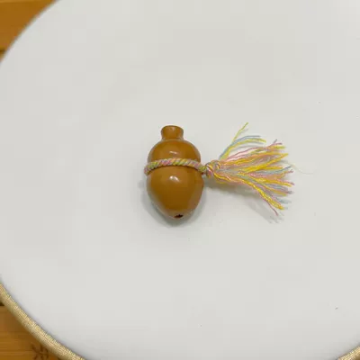 Natural olive core carving Zərgərlik ara hissələri - color-1-small-gourd