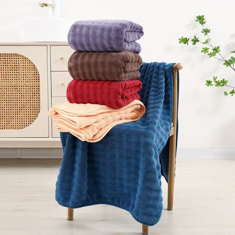 New Coral Velvet Bubble Velvet Bath Towel Enlarged 90*180 Thickeneded High-Value Adult Bath Towel Beach Towel New Coral Velvet Bubble Velvet Bath Towel Enlarged 90*180 Thickeneded High-Value Adult Bath Towel Beach Towel