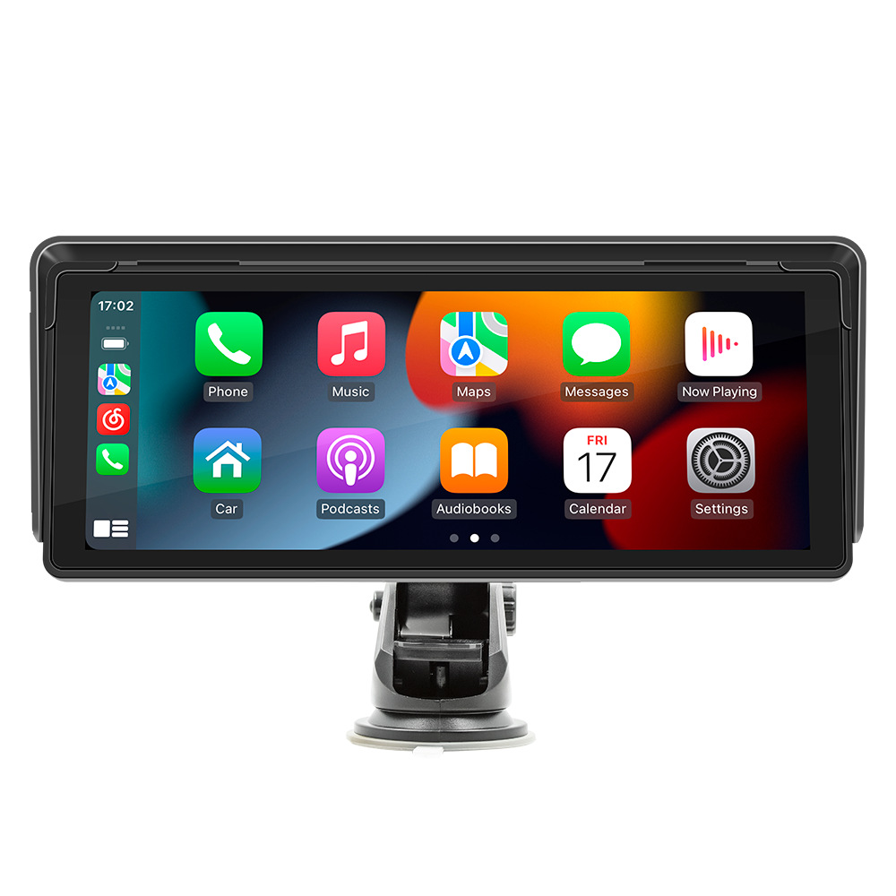 10,2 pulgadas coche Bluetooth MP5 reproductor parasol coche portátil transmisor FM inalámbrico carplay