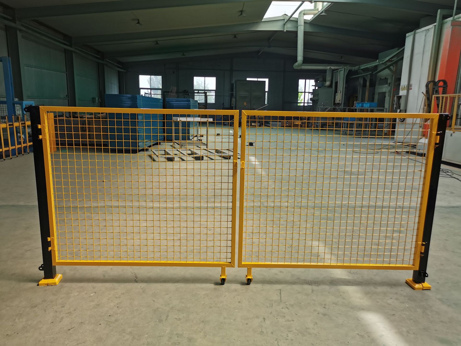 济宁厂家 车间隔离网 框架围栏 车间隔离门 尺寸定做