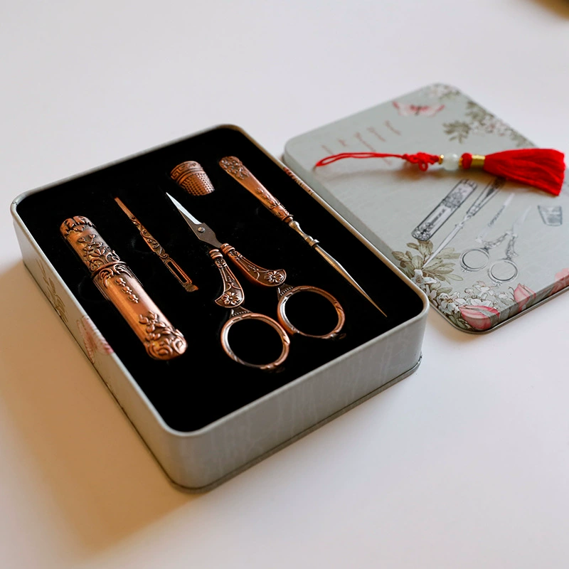 Пretro scissors stainless steel, набор инструментов, с вышивкой