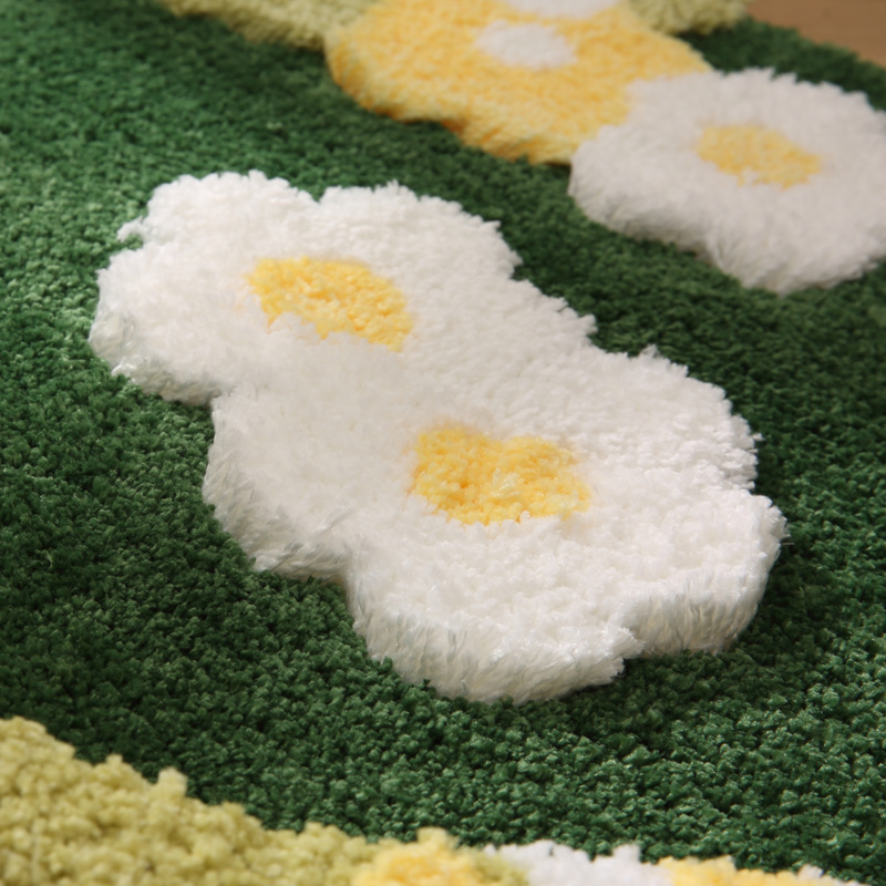 Soft Plush Rug Irregular Bedside Carpet For Bedroom Floor Decor_voghion.com