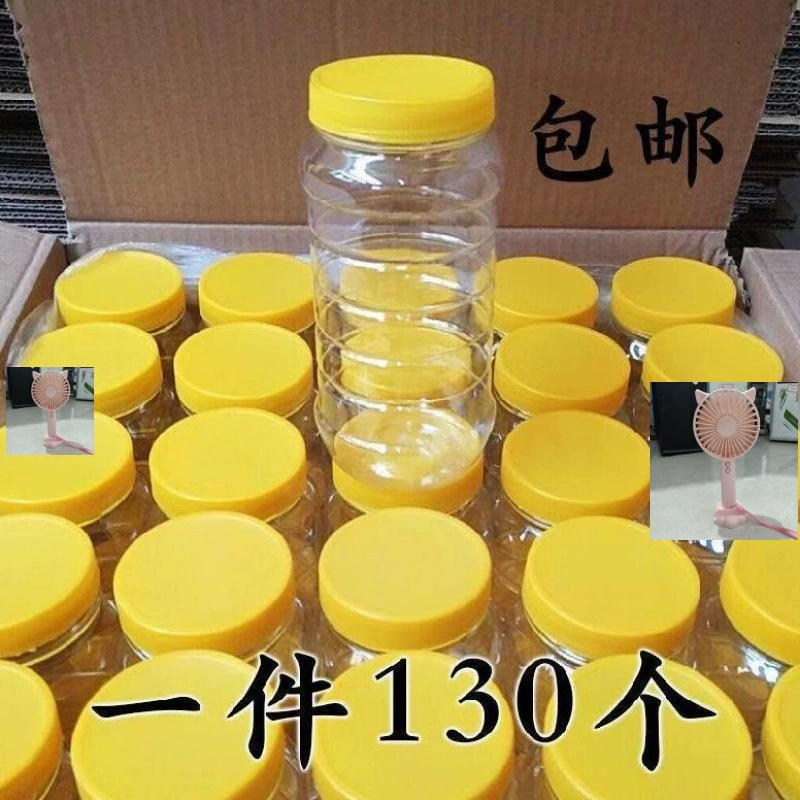 Герметичные банки для нарезанного перца Чистые пластиковые бутылки Квадратные бутылки по килограмм Бутылки для меда Герметичные бутылки Большие банки для клея Пресс