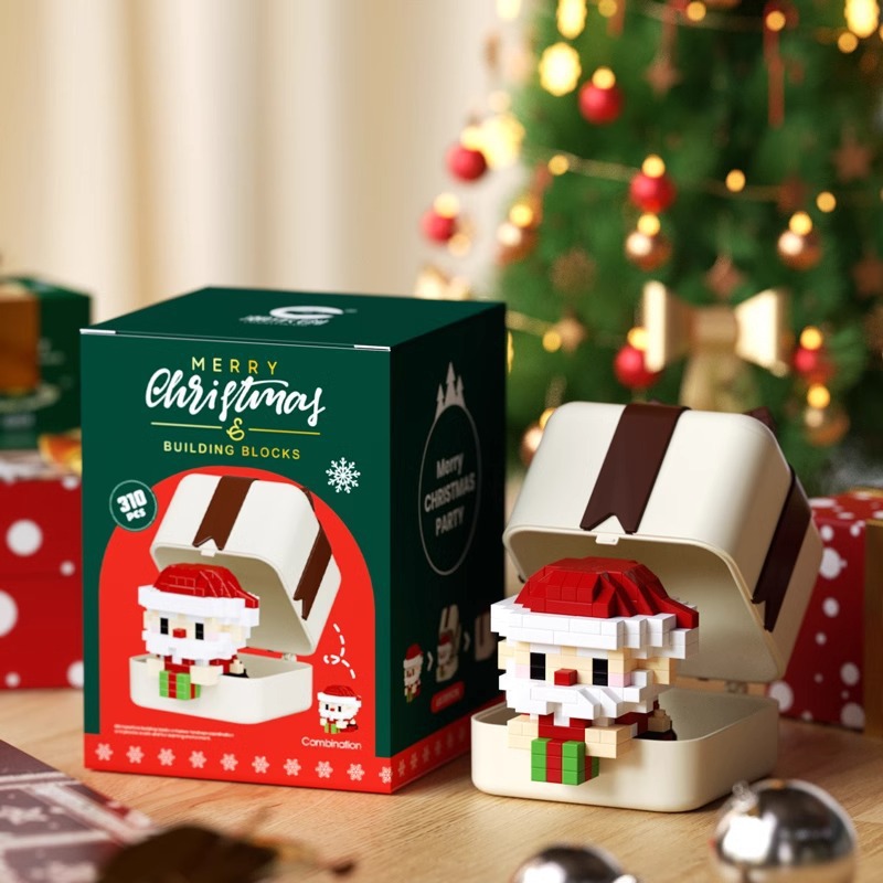 Papá Noel + caja regalo 310uds