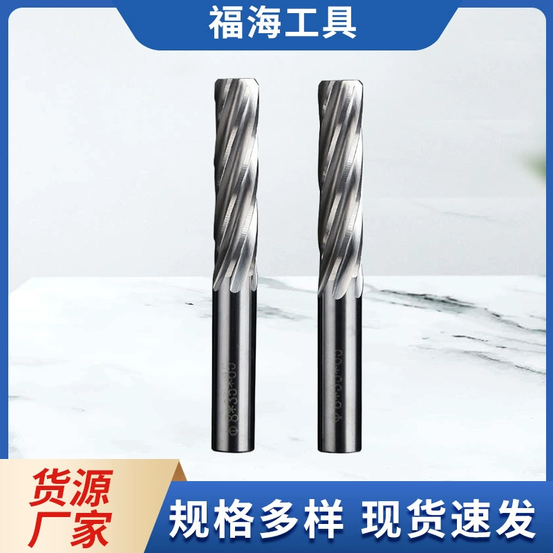 6-лопастная развертка-развертка из вольфрамовой стали-карбидная развертка со Спиральной канавкой и прямой канавкой
