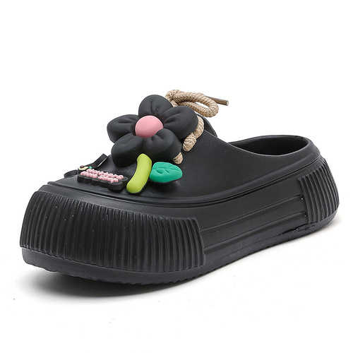 Summer 2025 New Amazon Temu Labeled Thick Sole Women's Anti-Slip Fashion Soft Sole Cartoon Strap Ladies Wholesale