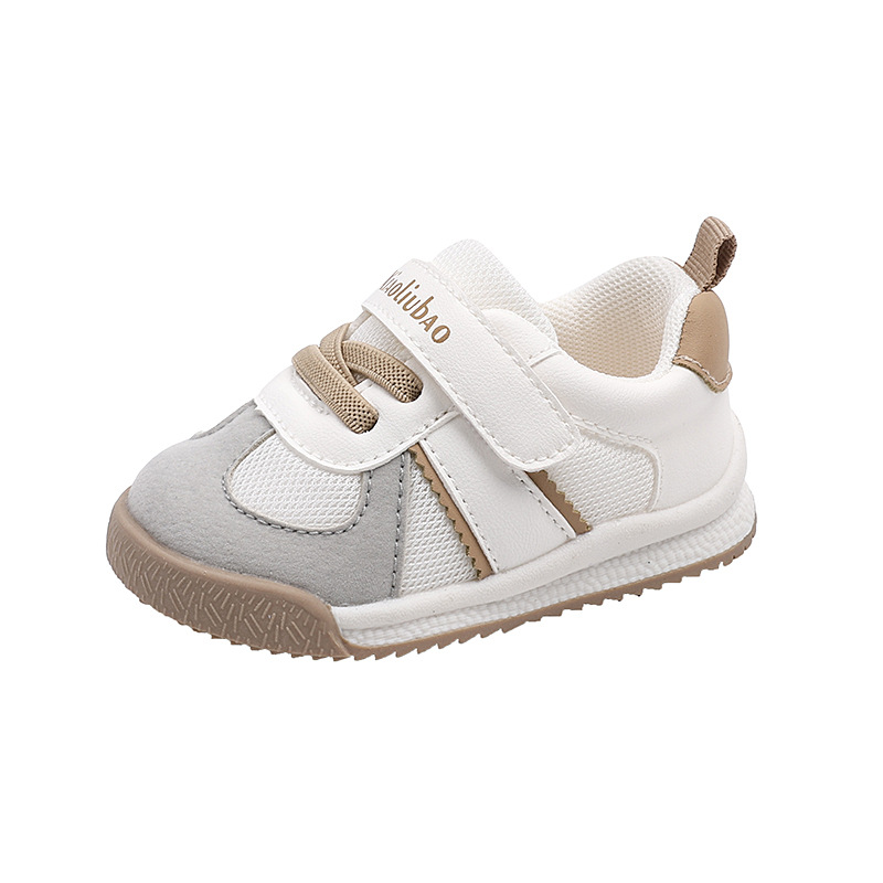 Zapatos para niños, zapatos deportivos de primavera y otoño, zapatos deportivos para niños y niñas, zapatos blancos, zapatos para bebés de suela blanda, zapatos individuales, zapatos Dexun