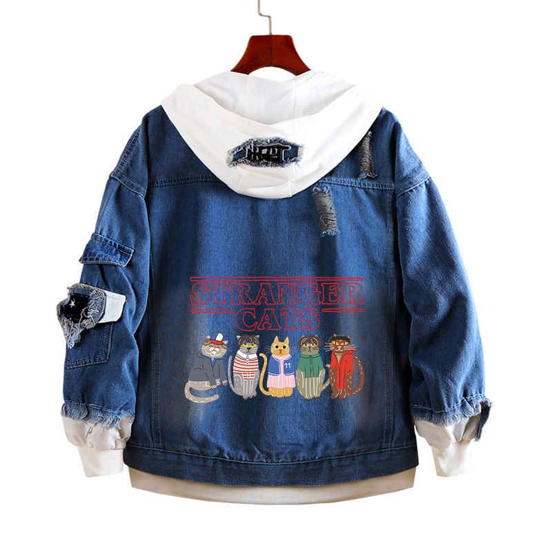 Stranger Things Dark Blue Denim 13