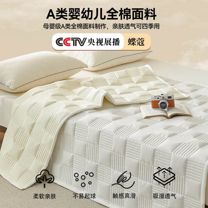 Class A Maternal and Infant Grade Washable Cotton Thin Breathable Soft Mattress Simmons Bed Pad Student Dormitory Bed Pad