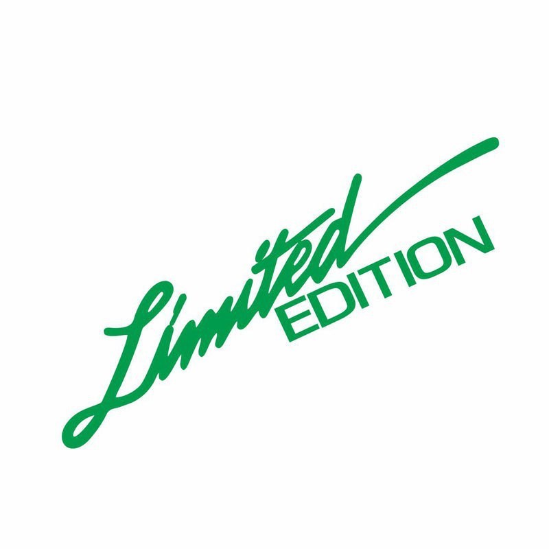 外贸汽车LIMITED EDITION 镭射反光贴电动摩托车英文字母贴装饰贴|undefined