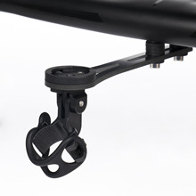 山地公路自行车全碳纤维码表支架运动相机车灯加长底座配件兼容